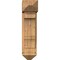 Ekena Millwork Balboa Arts and Crafts Smooth Bracket w/ Offset Brace, Western Red Cedar, 7 1/2"W x 18"D x 30"H BKT0806X18X30BOA03SWR - alternate 4